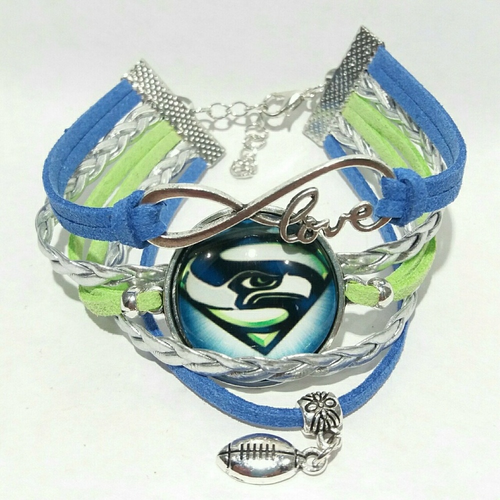 NFL Seattle Infinity Bracelet